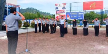 Kantor Imigrasi Takengon Melaksanakan Apel Pagi