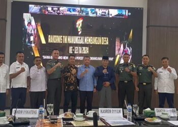 Wakil I DPRK Edi Kurniawan Hadiri Rakornis TNI Manunggal Membangun Desa Di Makorem Lhokseumawe 