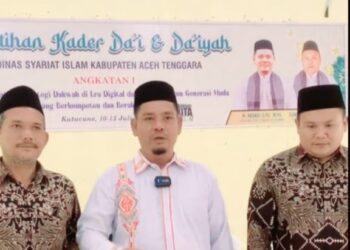 Dinas Syariat Islam Aceh Tenggara Gelar Pelatihan Kader Da’i Dan Da’iyah