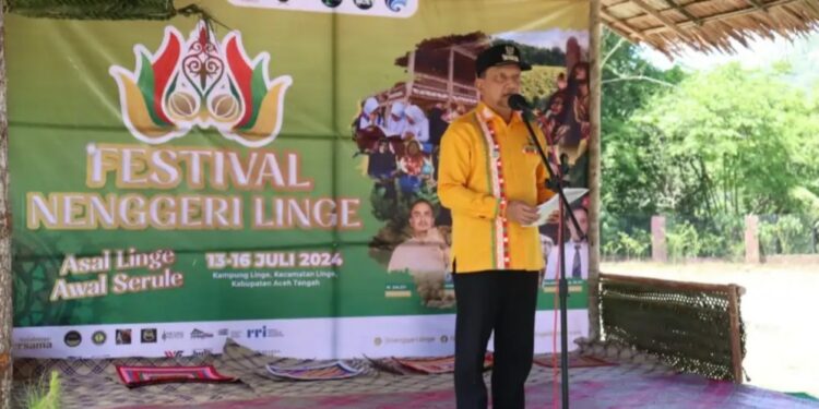 Buka Resmi Festival Nenggeri Linge, Pj Bupati T Mirzuan : Linge Kaya Warisan Budaya