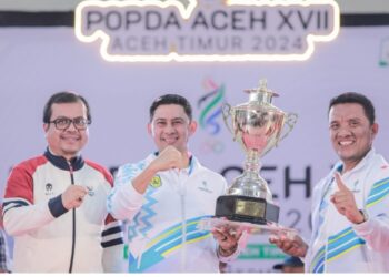 Banda Aceh Juara Umum POPDA XVII, Pj Sekda Wahyudi : Jangan Cepat Puas