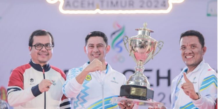 Banda Aceh Juara Umum POPDA XVII, Pj Sekda Wahyudi : Jangan Cepat Puas