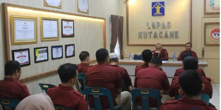 Sambut HUT Kemerdekaan RI Dan Hari Pengayoman Ke-79 , Lapas Dan Bapas Kutacane Gelar Rapat Pembentukan Panitia