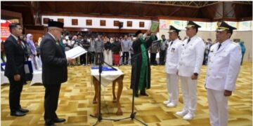 Pj Gubernur Aceh Bustami Hamzah Lantik 3 Pj Bupati
