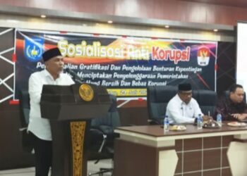 Pemerintah Kota Langsa Melalui Inspektorat Menggelar Sosialisasi Anti Korupsi