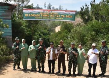 Pj. Bupati Aceh Tengah T Mirzuan Buka TMMD Ke 121 Di Kecamatan Bintang