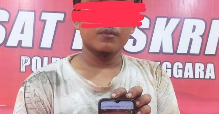 Satreskrim Polres Agara Ungkapan Kasus Perjudian Online Di Desa Pulonas Baru