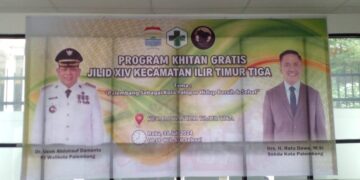 Program Khitan Gratis Jilid XIV Kecamatan Ilir Timur Tiga Palembang 