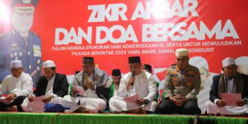 Syukuran Hari Kemerdekaan RI, Polres Aceh Tamiang Gelar Zikir Akbar Dan Doa Bersama