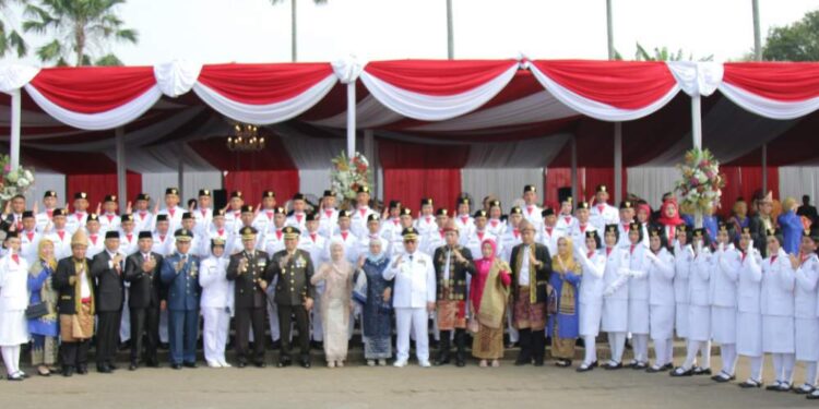Upacara Pengibaran Bendera Merah Putih Ke-79 Kota Palembang