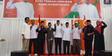 Deklarasi Calon Bupati Dan Wakil Bupati Aceh Tengah Bardan Sahidi Dan Karimansyah