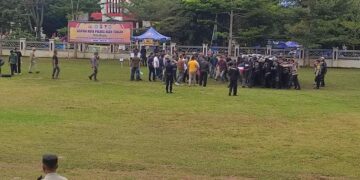 Hadapi Pilkada, Polres Aceh Tengah Gelar Simulasi Sispamkota Operasi Mantap Praja Seulawah 2024 