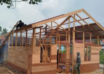 Satgas TMMD Bener Meriah Capai Target 40 Persen Pembangunan RTLH