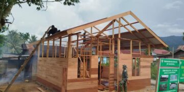 Satgas TMMD Bener Meriah Capai Target 40 Persen Pembangunan RTLH