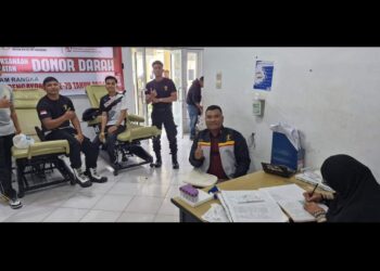 Pegawai Rutan Takengon Donor Darah Menyambut Hari Pengayoman Ke-79