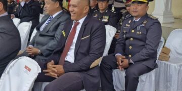 Upacara Penurunan Bendera Merah Putih Peringati HUT RI Ke-79  Kabupaten Aceh Tengah