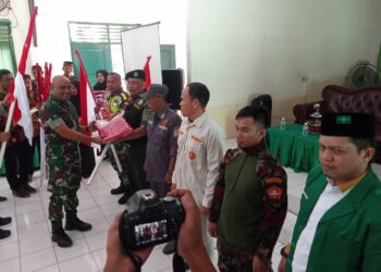 Satlinmas Dilatih Bela Negara Di Makodim 0109 Aceh Singkil 