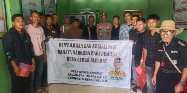 Desa Gegur Sepakat Melaksanakan Sosialisasi Dan Penyuluhan Bahaya Narkoba