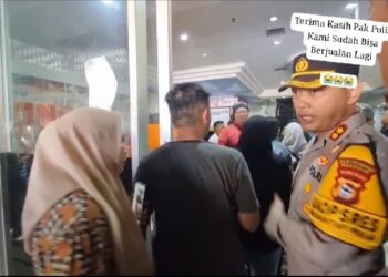 Pedagang Pasar Butung: Terimakasih Pak Polisi Kami Bisa Kembali Berjualan Dengan Normal Dan Aman