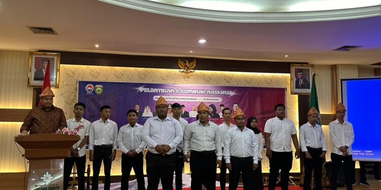 Ketua Umum Arifin Kusuma Wardani Resmi Lantik Kepengurusan IPDA Sumsel