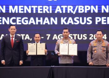Polri Dan Menteri ATR/BPN Perkuat Sinergitas Pemberantasan Mafia Tanah