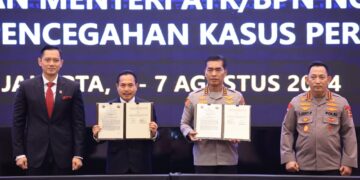 Polri Dan Menteri ATR/BPN Perkuat Sinergitas Pemberantasan Mafia Tanah