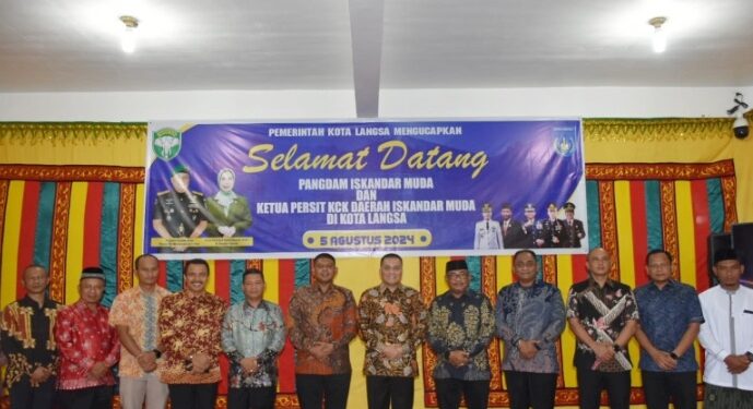 Sekda Ir Said Mahdun Majid Mengucapkan Terimakasih Atas kunjungan Pangdam Iskandar Muda Mayjend TNI