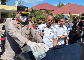Polda Aceh Musnahkan Barang Bukti Sabu 226 Kg Dan Ganja 1,2 Ton