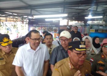 Peninjauan Pj Walikota Blusukan Ke Pasar 16 Ilir Palembang 