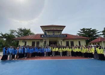 Polsek Perhentian Raja Bersama Mahasiswa/i Kukerta Laksanakan Cooling System