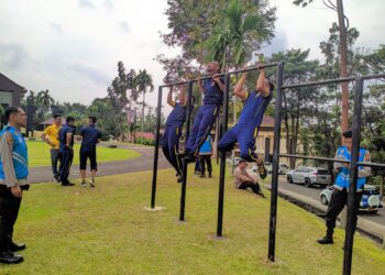 Polres Kuansing Gelar Seleksi Jasmani Walpri Dalam Rangka Ops Mantap Praja Lancang Kuning 2024