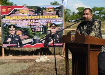 Polsek Blang Bintang Akan Segera Miliki Gedung Sebagai Kantor