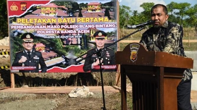 Polsek Blang Bintang Akan Segera Miliki Gedung Sebagai Kantor