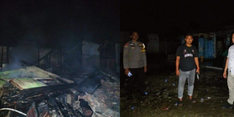 Si Jago Merah Mengamuk, Rumah Warga Di Kualu Hangus Terbakar