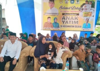 Kampung Sepakat Gelar Acara Gammawar Dan Memberi Santunan Kepada Anak Yatim