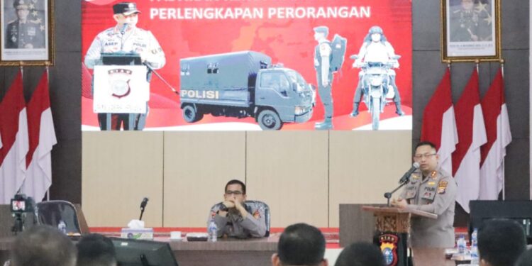 Kapolres Siak AKBP Asep Sujarwadi Buka Latihan Pra Operasi Jelang Pengamanan Pilkada