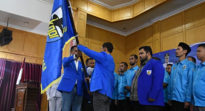 Pelantikan Pengurus DPD KNPI Kota Langsa Di Gedung Aula Cakra Donya