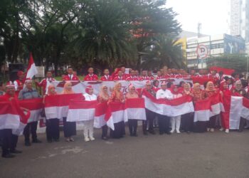 Gerakan Pembagian Bendera Merah Putih Kota Palembang 