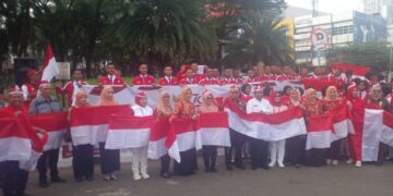 Gerakan Pembagian Bendera Merah Putih Kota Palembang 