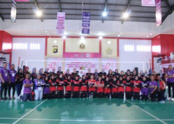 Luar Biasa Tim Volly Bhayangkari Sumsel Berhasil Juara 1 Zona 2