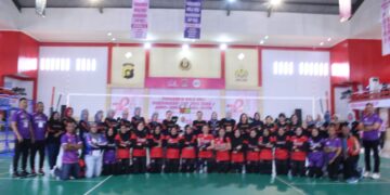 Luar Biasa Tim Volly Bhayangkari Sumsel Berhasil Juara 1 Zona 2