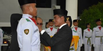 Pemerintah Kota Langsa Melaksanakan Pengukuhan Anggota Paskibraka Tahun 2024