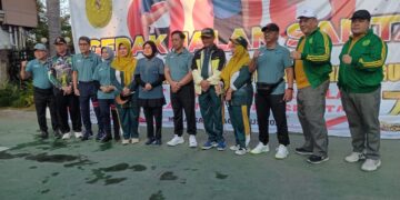 Peringati HUT Mahkamah Agung RI Ke – 79, Pengadilan Negeri Makassar Menggelar Jalan Santai