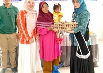 Yunita SKM Meninjau Posyandu Di Kecamatan Langsa Kota Dan Langsa Lama