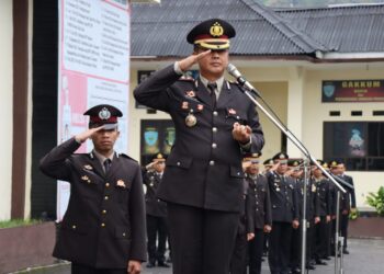 Kapolres Aceh Tengah Dody Indra Eka Putra Pimpin Upacara Peringati HUT RI