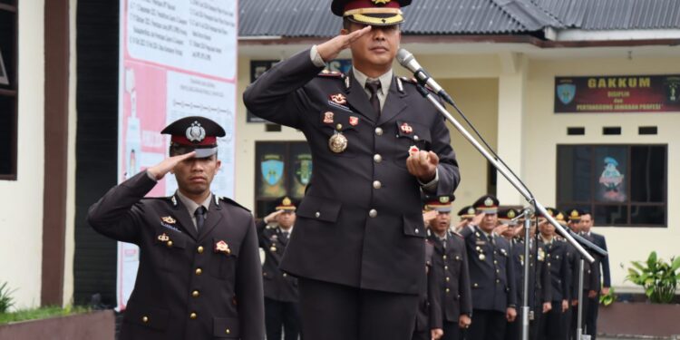 Kapolres Aceh Tengah Dody Indra Eka Putra Pimpin Upacara Peringati HUT RI