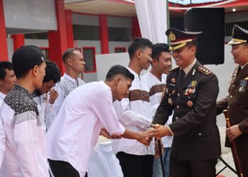 Selesai Upacara HUT RI Ke 79, Kapolres Aceh Tengah Hadiri Pemberian Remisi Bagi Narapidana Rutan Takengon