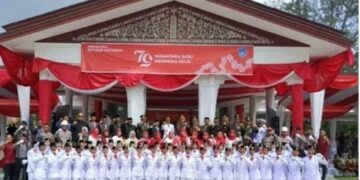 Pj Walikota Langsa Syaridin Pimpin Upacara Bendera Pusaka Merah Putih