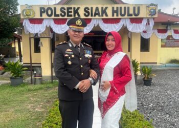 Merdeka, Kapolsek Siak Hulu Tegaskan Suasana HUT RI Ke-79 Warga Tetap Saling Menjaga Kamtibmas