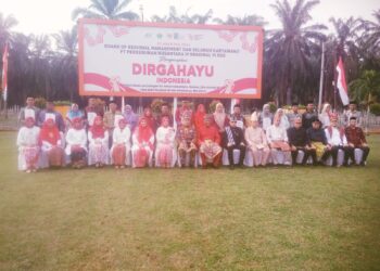 PTP N lV Regional 6 Langsa Memperingati Hari Ulang Tahun Kemerdekaan Indonesia Ke 79